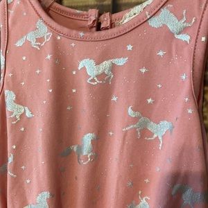 Btween unicorn romper Keyhole‎ back